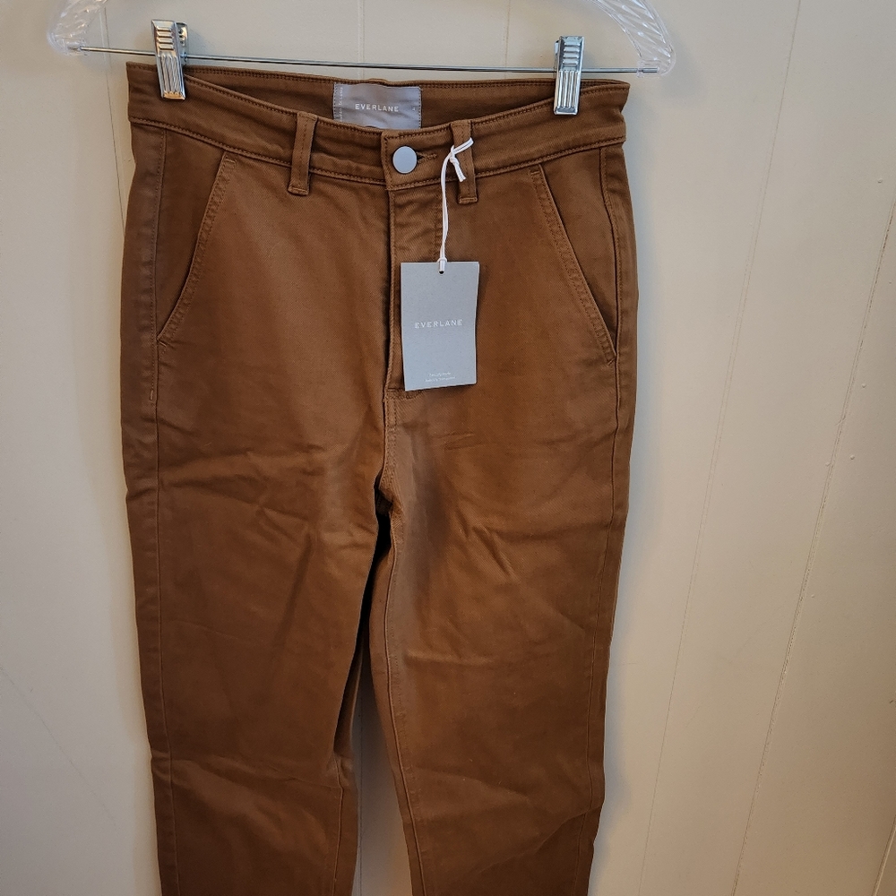 Everlane straight leg cropped pants